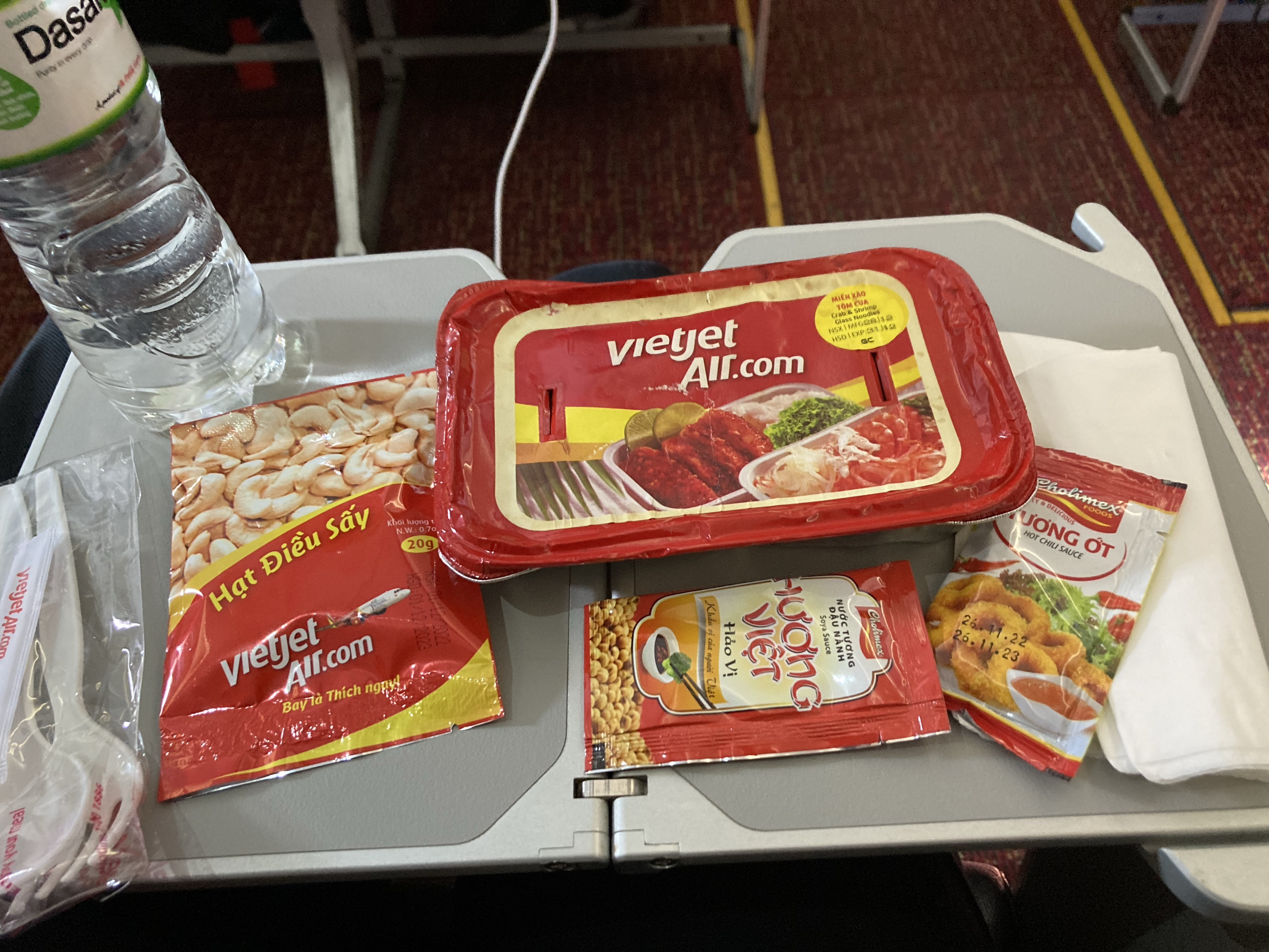 LCC ベトジェットの機内食